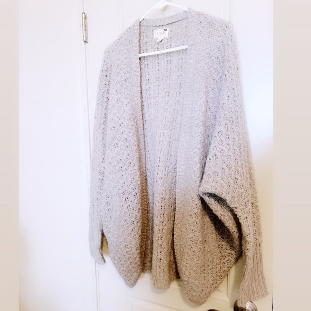 Grey Thick Cardigan